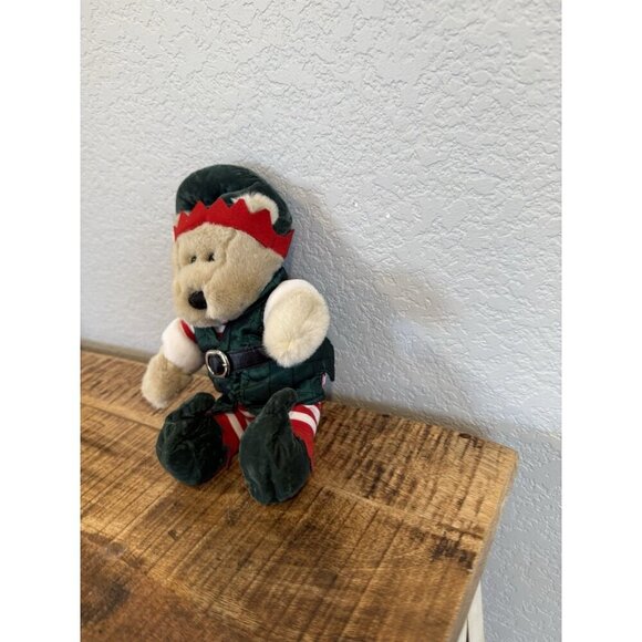 2001 Starbucks Bearista Bear Holiday Elf 17th Edition Christmas Plush - Picture 2 of 8